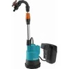 Gardena 2000/2 18V P4A akumuliatorinis lietaus vandens bako siurblys