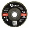 Geko atvartas diskas "SILICONE" 125mm P40 (G78411)