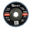 Geko Flap diskas ''CYRKON'' 125 mm P60 GEKO PREMIUM (10/200)