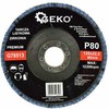 Geko atvartas diskas ''CYRKON'' 125mm P80 (G78513)