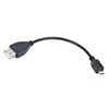 Gembird mUSB B - USB A F laidas, 0.15m,OTG