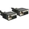 GEMBIRD CC-PPVGA-5M-B Gembird VGA HD15m/HD15m dvigubai ekranuotas su 2 ferito šerdimis 5m kabelis juodas
