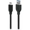 Genius USB įkrovimo laidas ACC-A2CC-3A, 100cm, USB-A į USB-C, 3A, QC3.0, pintas, juodas