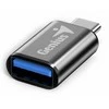 GENIUS ACC-C2A sumažinimas nuo USB-C M iki USB-A F pilkos spalvos