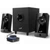 Kompiuterio kolonėlės GENIUS garsiakalbiai SW-2.1 300X/ 2.1/ 10W/ mediniai/ juodi