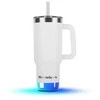 Gertuvė HidrateSpark Puodelis inteligentny HidrateSpark PRO 2 Tumbler 887 ml Baltas