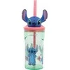 Puodelis su šiaudeliais,Stitch, 360 ml