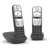 GIS Gigaset A690 Duo Analoginis telefonas Skambintojo ID Juoda, Sidabras