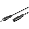 Goobay TECHLY 504310 Techly Audio stereo extension cable Jack 3.5mm M/F 1,8m juodas