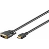 „Goobay“ | DVI-D/HDMI kabelis, padengtas auksu | DVI-D kištukas „Single-Link“ (18+1 kontaktų) | HDMI kištukas (A tipo) | HDMI į DVI-D | 1,5 m