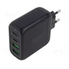 Įkroviklis Goobay Multiport fast įkrovimo stotelė USB-C PD (68 W), juodas