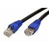 Goobay CAT 6 U/UTP lauko laidas | 94389 | Iš anksto prijungtas, neekranuotas LAN kabelis su RJ45 kištukais tinklo komponentams prijungti; Dvisluoksnis polietileno apvalkalas apsaugo tinklo kabelį lauke ir daro jį itin atsparų oro sąlygoms; Lauko Ethernet kabelis idealiai tinka sodui, balkonui, stovyklavimui, pastatų fasadams ir stebėjimo kameroms; Aukštos kokybės variu dengtas aliuminio laidas (CCA) ir auksinu dengti kontaktai garantuoja puikų, galingą tinklo ryšį; RJ45 jungties užrakto apsauga neleidžia užraktui užsikabinti ar nutrūkti, padeda užtikrinti patikimą interneto ryšį; CAT 6 lauko kabelis tinka Gigabit Ethernet iki 10/100/1000 Mbit/s greičiu | Juodas | 10 m