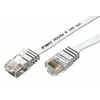 Goobay Ethernet Patch plokščias kabelis UTP Cat6 20m baltas