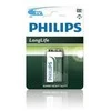 PHILIPS 6F22L1B/10 Baterija PHILIPS LONGLIFE 9V 6F22 (BLISTER OF 1)