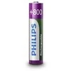 Mercury Įkraunama baterija Philips AAA 800 mAh 2 lizdinės plokštelės
