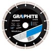 Deimantinis diskas GRAPHITE 180 mm segmentinis