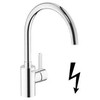 Grohe Eurosmart Cosmopolitan - Standartinė - Chromuota - Svirties rankenėlės - Vienos - 1/2" - Keraminė