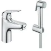 Grohe Euroeco S praustuvo maišytuvas su bidėte, chromas
