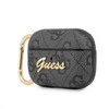 Apple AirPods Pro Guess 4G Script Metal Collection (GUAP4GSMK) ausinių dėklas pilkos spalvos