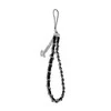 Dėklas Guess GUSTSASSK Phone telefono dirželis Chain Metal Logo Charm juodos spalvos