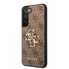 Dėklas GUESS GUHCS23S4GBBR S23 S911 BRONZE/BROWN HARDCASE 4G BIG METAL LOGO