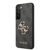 Samsung Galaxy S23 Guess dėklas 4G Big Metal Logo (GUHCS23S4GMGGR) pilkos spalvos