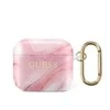 Apple AirPods 3 Guess Marble Collection (GUA3UNMP) ausinių dėklas rožinės spalvos