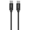 Hama USB-C - USB-C nailonas, 100W, 1.5m, juodas