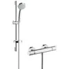 Hansgrohe Ecostat Comfort Combi/Croma 100 Vario dušo kompl. su dušo termostatu. 650 mm. chromas
