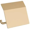 Hansgrohe roll holder with cover AddStoris, brushed bronze
