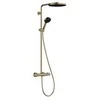 Hansgrohe dušas sistēma Pulsify 260 1 jet ar termostatu Ecostat Fine un rokas dušu 3 jet, brushed bronz