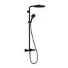 Hansgrohe dušas sistēma Pulsify 260 1 jet ar termostatu Ecostat Fine un rokas dušu 3 jet, matt juodas