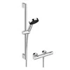 Hansgrohe Ecostat Fine termostatinis dušo kompl su Pulsify Select S 105 3jet Relaxation EcoSmart, chromas