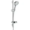 Hansgrohe dušas komplekts Raindance Select S 120 3jet Unica`S Puro, 650 mm, ar ziepju trauku, hroms