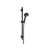 Hansgrohe rokas dušas komplekts Activera Select S 95 2jet EcoSmart ar stieni Varia 720 mm, matēts juodas