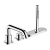 Hansgrohe vannas maisītāja Tecturis S virsapmetuma daļa, 3 caurumu, uz virsmas, hroms