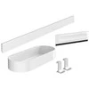 Vonios aksesuarų rinkinys Hansgrohe WallStoris, 27967700, baltas matinis