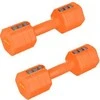 REGULIUOJAMOS DUMBBELLS Oranžinis 2 x 2,5 KG HL03 HMS