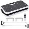 VIBRATION PLATFORM WITH PUSH-UP BARS AND RESISTANCE BANDS SVP09 HMS