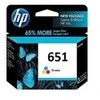Hewlett Packard (HP) HP 651 Tri-Colour (C2P11AE) Rašalinė kasetė, CMY