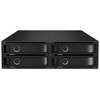 RaidSonic ICY BOX Backplane 4x2.5 SAS/SATA HDD 1x5.25 lizde MiniSAS Host 12Gbit/s Juodas