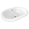 Įmontuojamas praustuvas Ideal Standard Connect, Oval, po stalviršiu, 55x38 cm