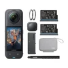 Veiksmo kameros rinkinys Insta360 X5 pradedantiesiems, juodos spalvos