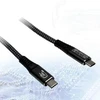 Kabelis USB TreQ Inter-Tech Kabelis AC USB-C 3.2 Gen 2x2, 240W - 1,5m