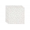 Jollein muslino vystyklai Leafy Dreams 70x70 cm, 3 vnt.
