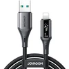 Joyroom S-A60 StarTalk 3A USB-A - Lightning kabelis 1.2m - juodas