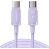 Kabelis S-CC100A14 100 W USB C į USB C Joyroom / 100 W / 1.2 m (violetinė)