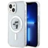 Apple iPhone 15 Karl Lagerfeld dėklas Karl&Choupette Glitter MagSafe (KLHMP15SHGKCNOT) skaidrus