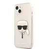 Dėklas Karl Lagerfeld KLHCP13SKHTUGLGO HARDCASE GLITTER KARL'S HEAD IPHONE 13 MINI GOLD