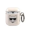 Apple AirPods ausinių dėklas Karl Lagerfeld Glitter Choupette (KLA2UCHGD) aukso spalvos